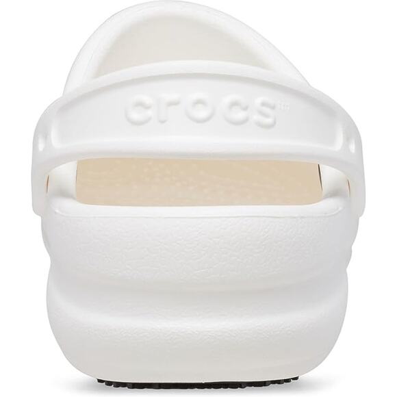 NWT Crocs White Unisex-Adult Bistro Clogs, Slip Resistant Work Shoes Sze M10/W12 - Picture 3 of 10